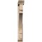 Ekena Millwork Merced Traditional Smooth Bracket w/ Offset Brace, Douglas Fir, 5 1/2"W x 40"D x 44"H BKT0604X40X44MRC01SDF - alternate 3
